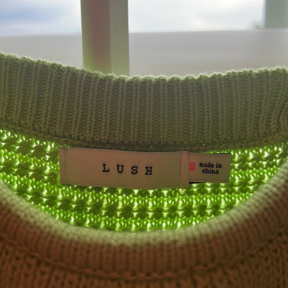 Lush Alessandra Lime Tank Top - Picture 7 of 7